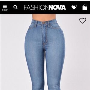 Fashion Nova classic high waist skinny jeans